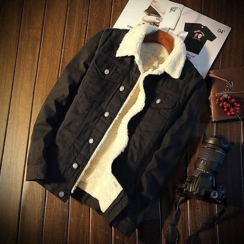 Men’s Fleece Lined Denim Jacket