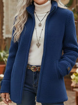 Women’s Stand Collar Fleece Jacket