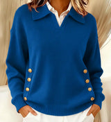 Women’s Collared Cotton Sweater
