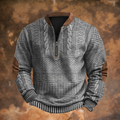 Anton | knitted sweater with zipper detail