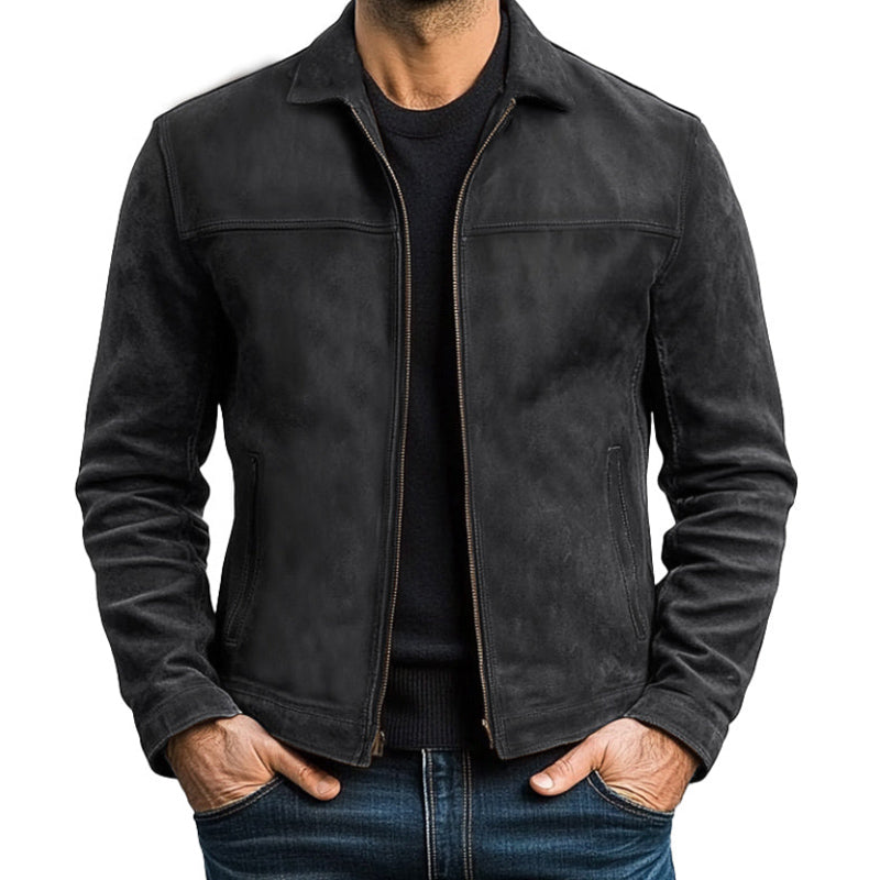 Zipper Leather Jacket