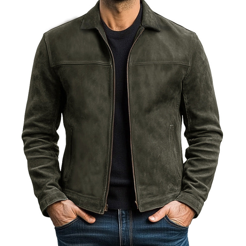 Zipper Leather Jacket