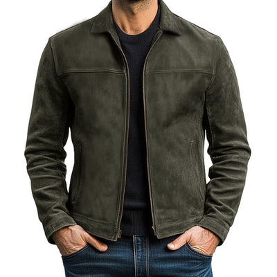 Zipper Leather Jacket