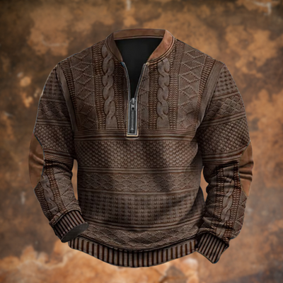 Anton | knitted sweater with zipper detail