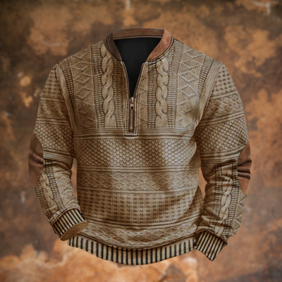Anton | knitted sweater with zipper detail