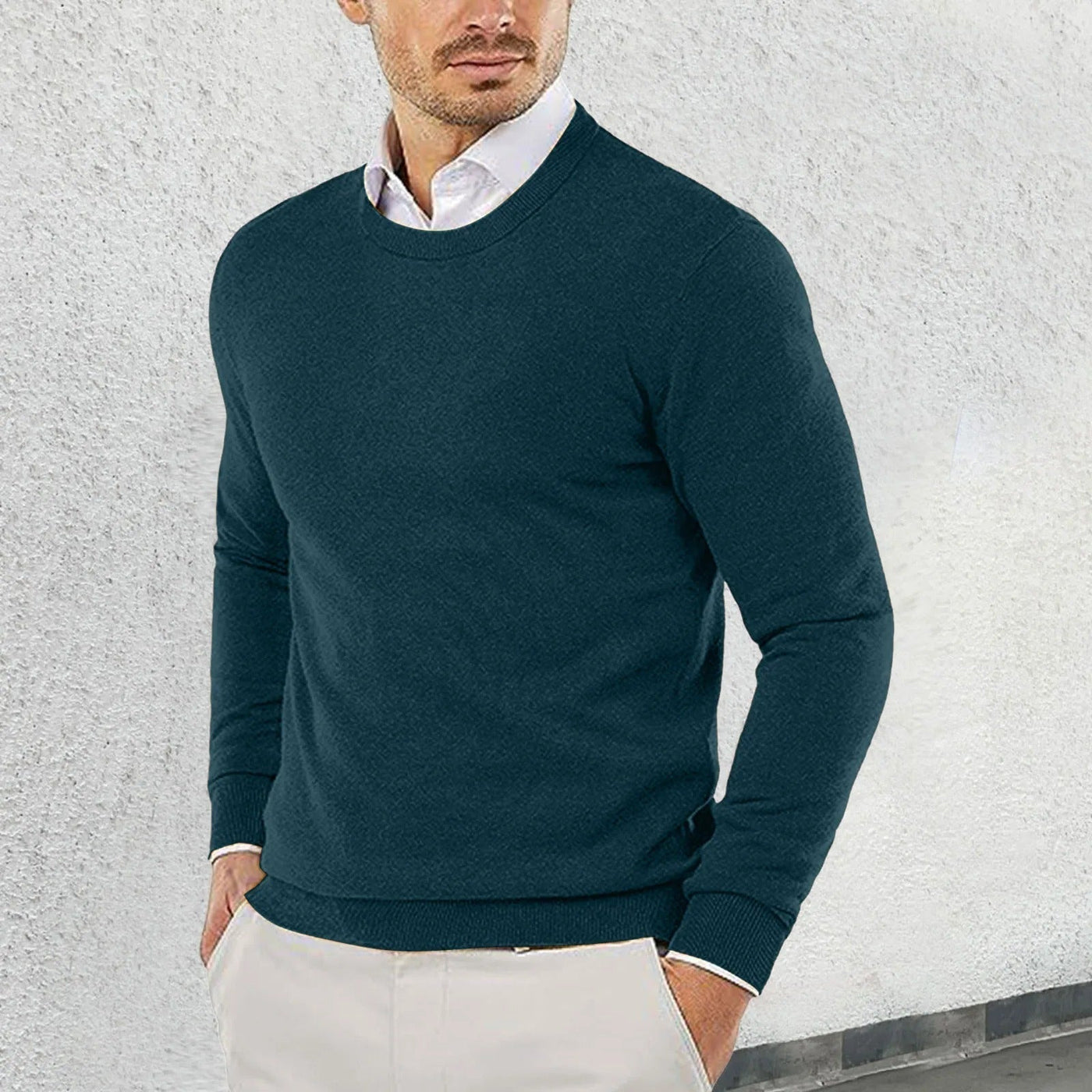 Ronny - Cotton Crew Neck Sweater