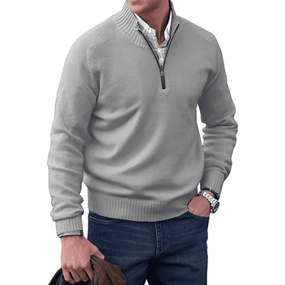 Rick™ - Zippered Cashmere Sweater