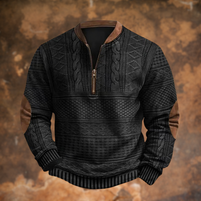 Anton | knitted sweater with zipper detail