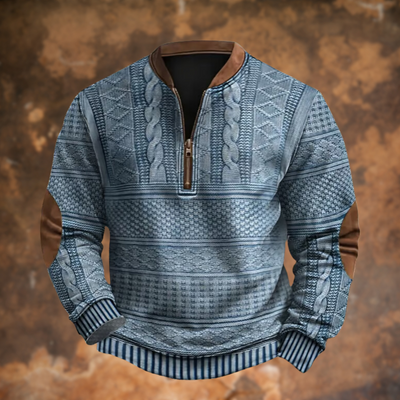 Anton | knitted sweater with zipper detail