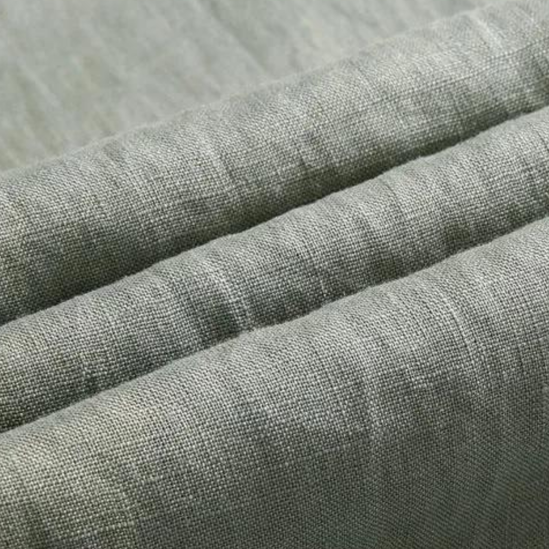 Straight Fit Linen Pants
