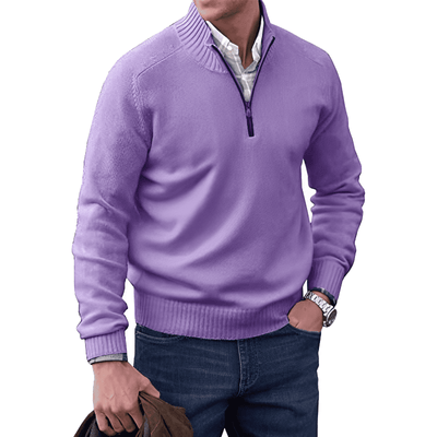 Rick™ - Zippered Cashmere Sweater