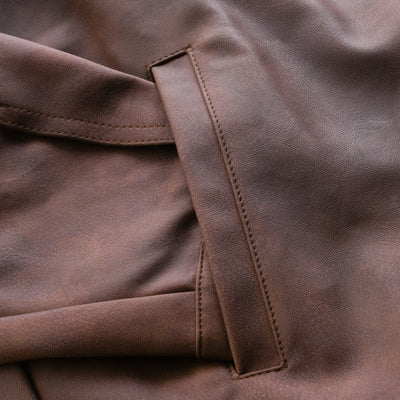 Zipper Leather Jacket