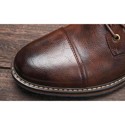 Ethan | Artisan Leather Oxford Boots