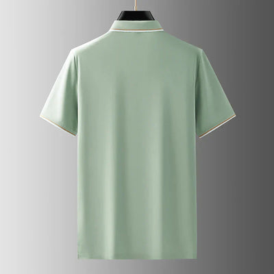 Vincenzo Prestige Silk Polo Shirt
