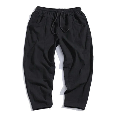 Kyoto Cropped Linen Pants