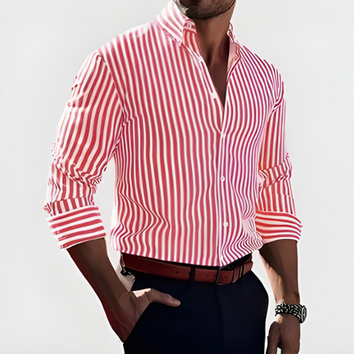 Primo - Elegant Striped Shirt
