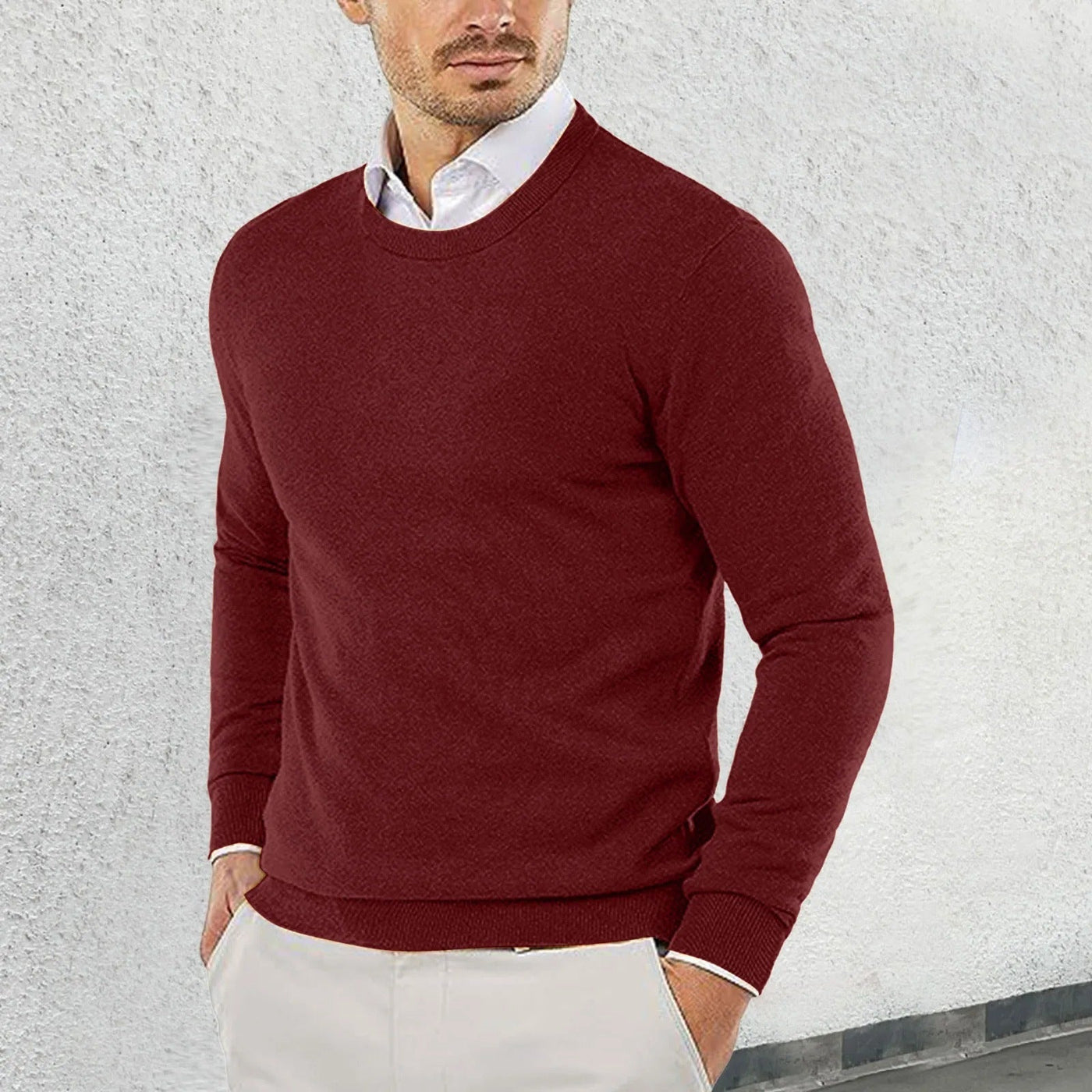 Ronny - Cotton Crew Neck Sweater