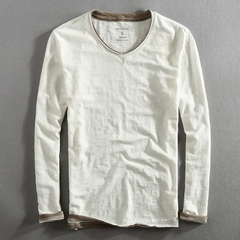Lenoir™ | Long Sleeve Cotton Shirt