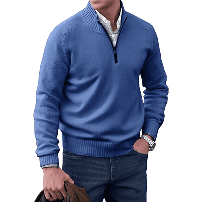 Rick™ - Zippered Cashmere Sweater
