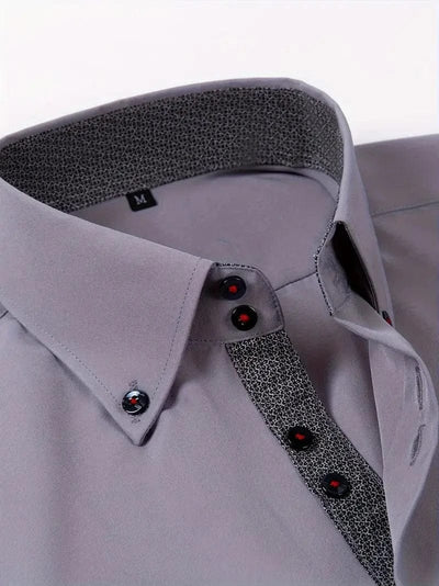 Hank Kent Dual-Tone Cotton Shirt