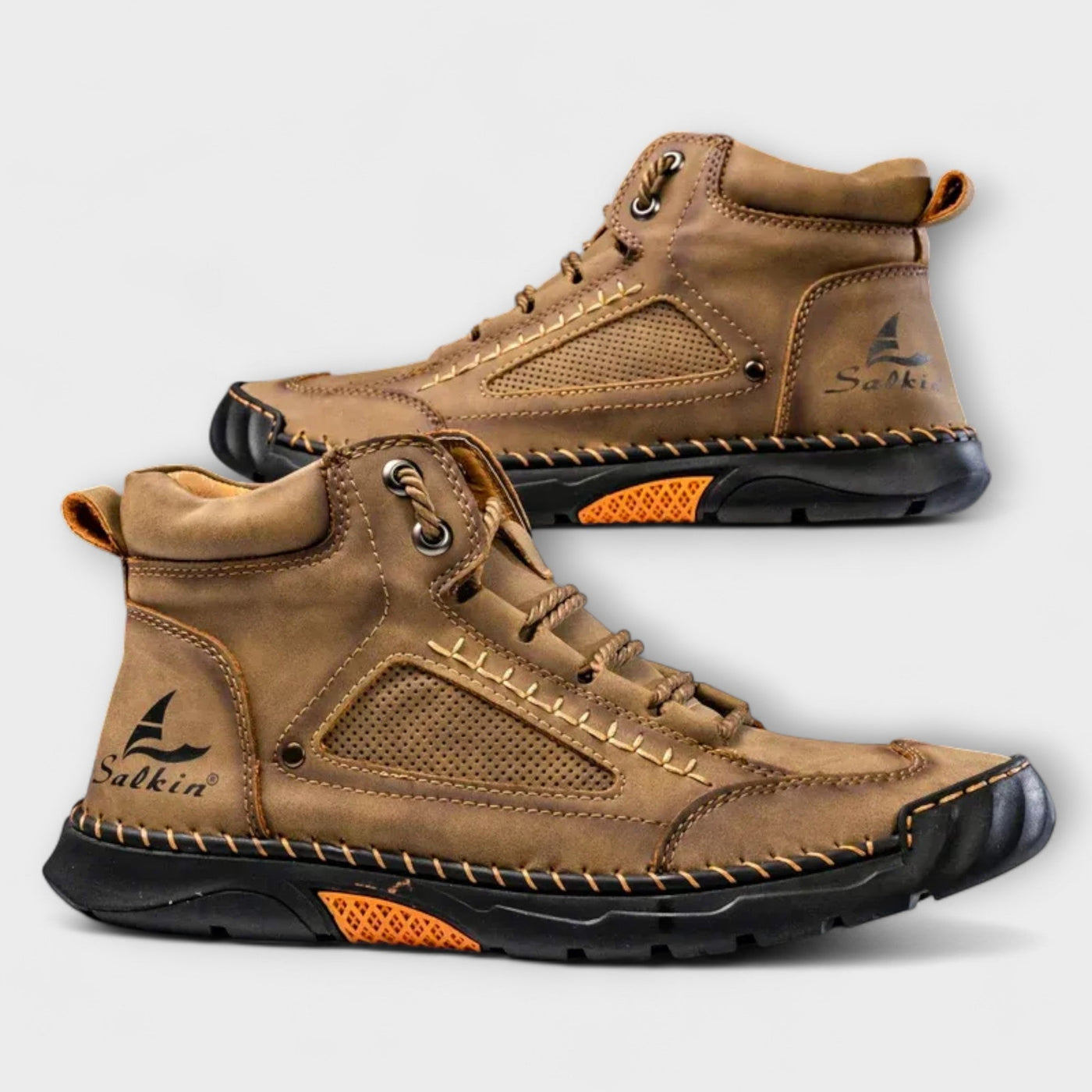 Arneil | Leather High-Top Shoes