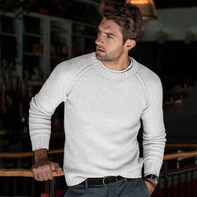 Crew Neck Knit Pullover Sweater