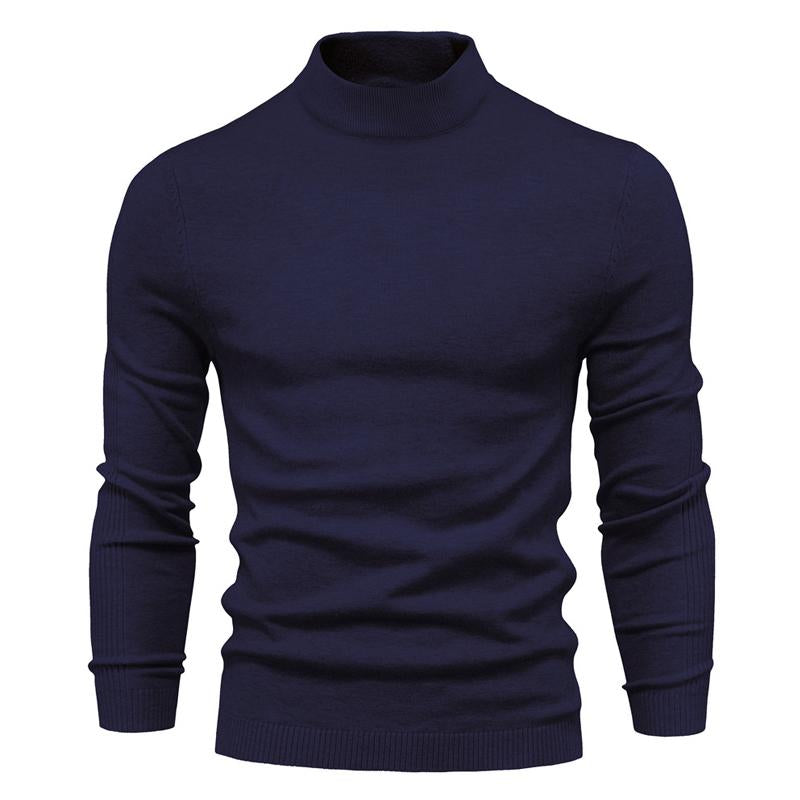 Turtleneck Pullover Knit Sweater