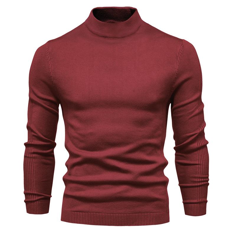 Turtleneck Pullover Knit Sweater
