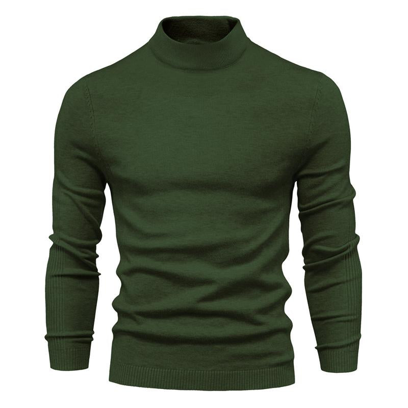 Turtleneck Pullover Knit Sweater
