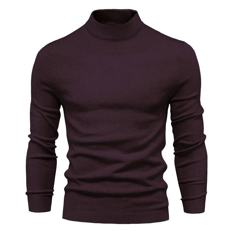 Turtleneck Pullover Knit Sweater