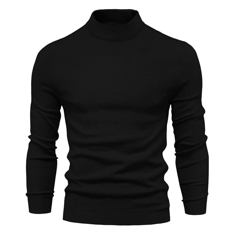 Turtleneck Pullover Knit Sweater