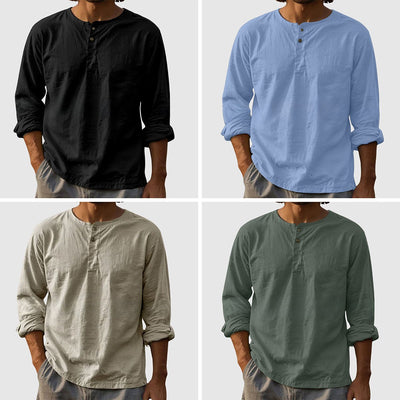 Tom Rains Sandstone Classic Henley Shirt
